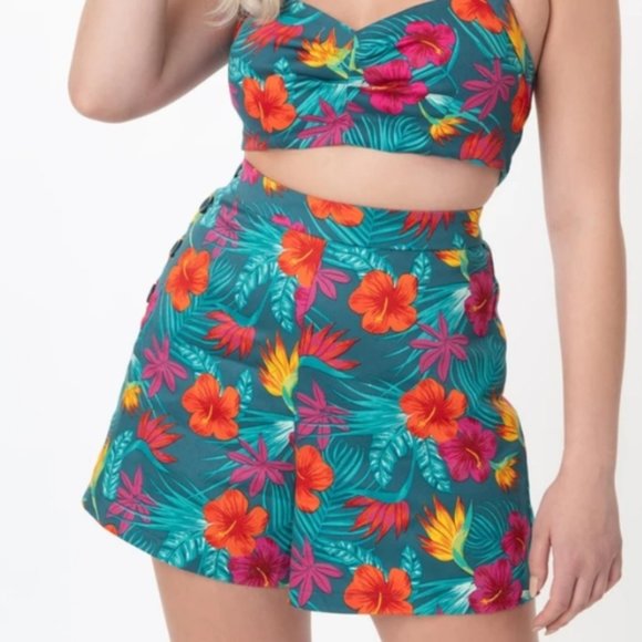 Unique Vintage Pants - Unique Vintage Tropico Adriana shorts NWT 8